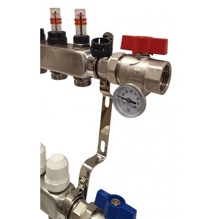 Ventil Nerezový rozdělovač 8 okruhů Nordic Tec INOX CZ8