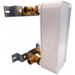 How to install a plate heat exchanger on the wall