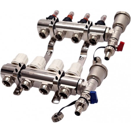 rozdělovač topení 4 okruhy Nordic Tec RS-CO CZ3