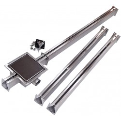odvodňovací žlab pojezdový 3 m Nordic Tec FULL-INOX kryt