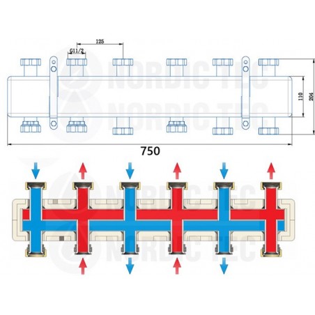 GPN-5 Diagram prutoku