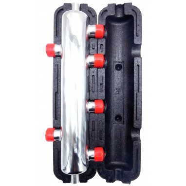 Hydraulicky Vyrovnávač tlaku SNT25 pro 3 okruhy s izolaci