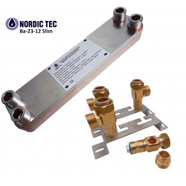 výměníky tepla Nordic Tec pro malé kotle 9 kW