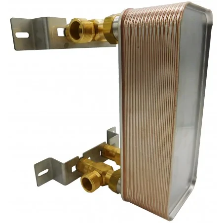 Výměník tepla 1 1/4" pro kotel na dřevo 25kW DN32