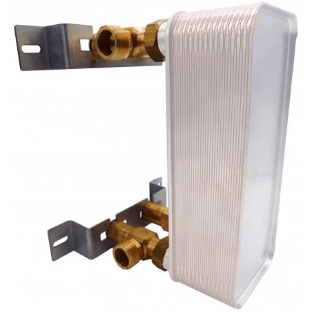 Výměník tepla 1 1/4" pro kotel na dřevo 25kW Nordic Tec
