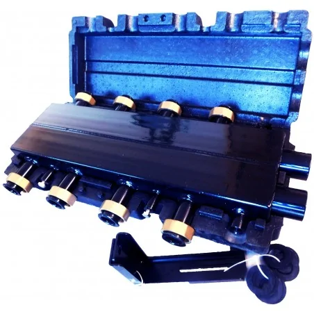 Hydraulický separátor-rozdělovač pro otopné a chladící systémy. 2+2