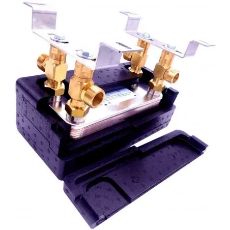 Výměník deskový 20 desek plynový kotel 24 kW viessman Ba-32-20