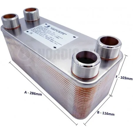 výměník tepla 40 desek monoblok tepelné čerpadlo 8 kW