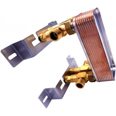 12-ti deskový výměník tepla s nástěnným držákem