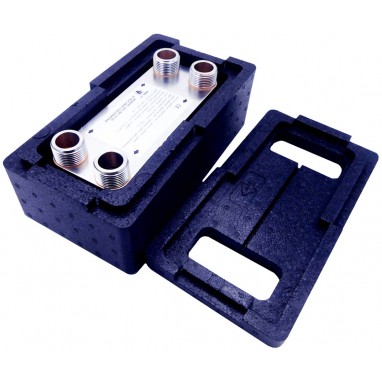 plynový kotel výměník tepelny 12 desek ba-16-12 izolace