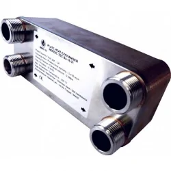 Water to water heat exchanger 16 kW