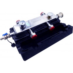 Hydraulický Vyrovnávač tlaku 1" + s Manometrem, Teploměrem a Izolací NORDIC TEC 2