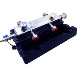 Hydraulický Vyrovnávač tlaku 1" + s Manometrem, Teploměrem a Izolací NORDIC TEC 2