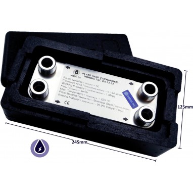 Tepelný výměník s izolací - 12 deskovy