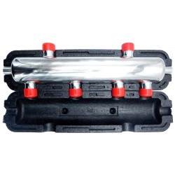 Hydraulicky Vyrovnávač Nordic Tec na montážní desce - 3 okruhy 2