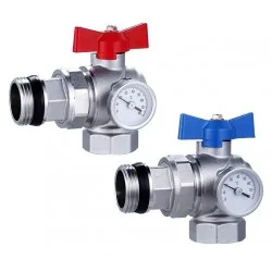 Cut-off angled valves SET...