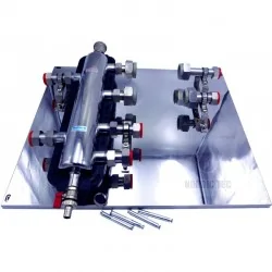 Hydraulicky Vyrovnávač Nordic Tec na montážní desce - 3 okruhy