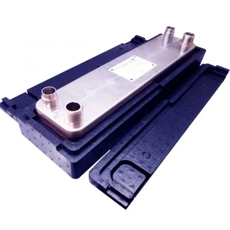 Výměník tepla pro chladivo Tepelna Čerpadla - Ba-68-16-F 12 kW izolace