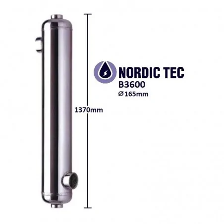 Výměník bazénový NORDIC Tec B3600 1060kW