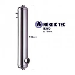 Výměník tepla pro bazén 105 kW Nordic Tec B360