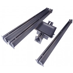 nerezový štěrbinový žlab 5m NORDIC TEC 2