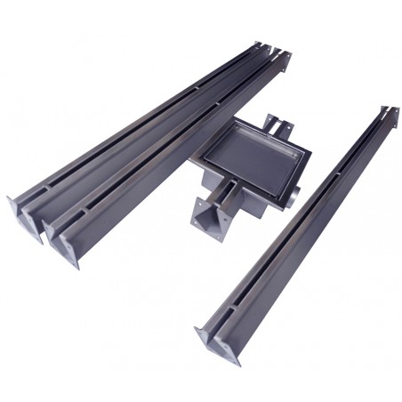 nerezový štěrbinový žlab 3m NORDIC TEC