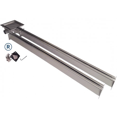 Nerezový odvodňovací žlab pojezdový 2m