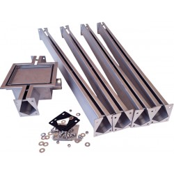 nerezový štěrbinový žlab 5m NORDIC TEC 2