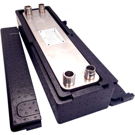 Tepelný výměník pro chladivo R410a Nordic Tec Ba-68-26-F s izolaci CZ8