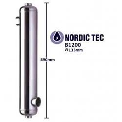 Výměník bazénový NORDIC Tec B1200 360kW