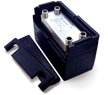 Výměník tepla monoblokové tepelné čerpadlo s izolaci Nordic Tec Ba-32-70 CZ4