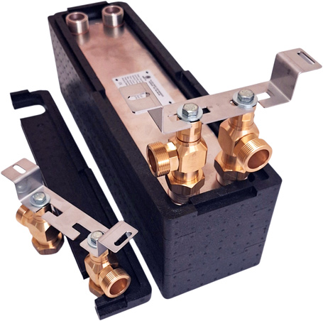 Výměník tepla Nordic Tec pro tepelné čerpadlo o výkonu 24 kW Ba-60-60 CZ9