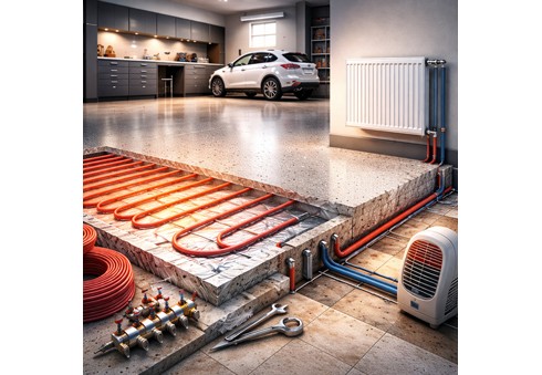 Podlahové topení v garáži – má to smysl?